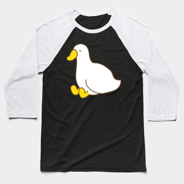 Silly duck Baseball T-Shirt by 4wardlabel